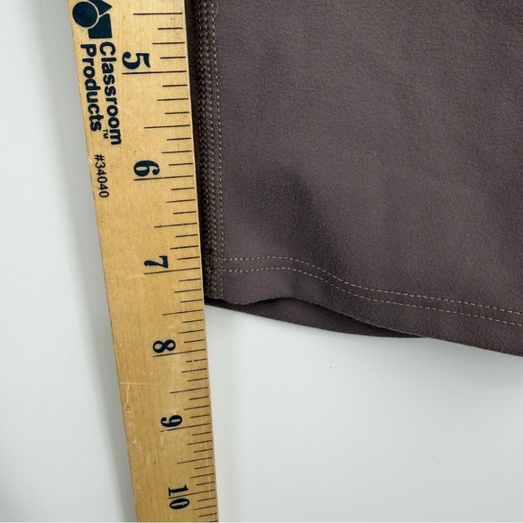 Joah Brown Tan Bike Shorts High-Waisted Stretchy XS / S purple brown - Picture 5 of 6
